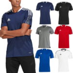 メンズ TIRO21 トレーニングシャツ サッカーウェア フットサルウェア トップス 半袖 軽量 アディダス adidas 44906
