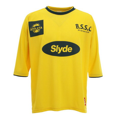 スライド（SLYDE） サッカーウェア メンズ Tシャツ 「スライド×アスレタ」コラボ!ゲームシャツ sl2020021102LTD-YEL （メンズ）