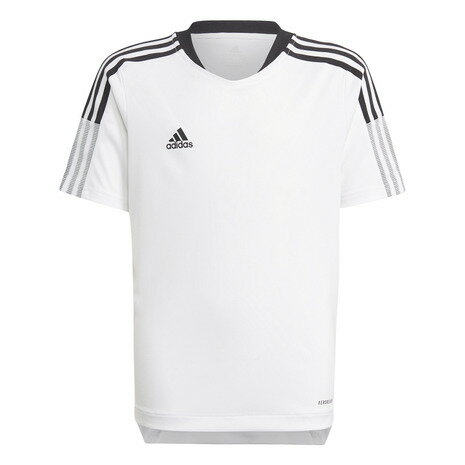 アディダス（adidas） サッカーウェア Tシャツ ジュニア サッカー ティロ 21 トレーニングジャージー プラクティスシャツ 44875-GM7574 （キッズ）