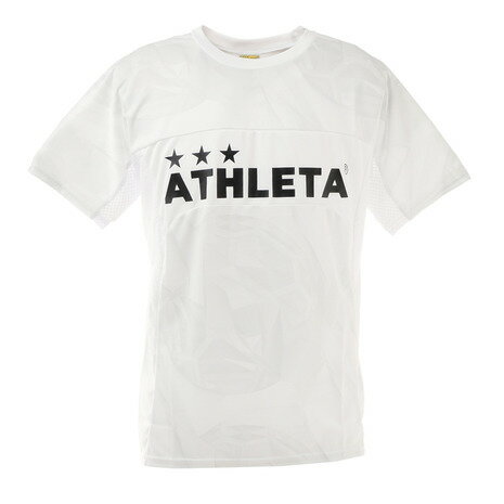 アスレタ（ATHLETA） サッカーウェア メンズ Tシャツ ニットメッシュ プラクティスシャツ 2343 WHT （メンズ）