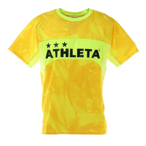 アスレタ（ATHLETA） サッカーウェア メンズ Tシャツ ニットメッシュ プラクティスシャツ 2343 YEL （メンズ）